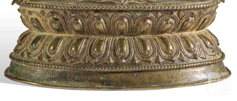 STATUE DE VAJRADHARA EN BRONZE  OUEST DU TIBET, XVE-XVIE SIÈCLE - 图5
